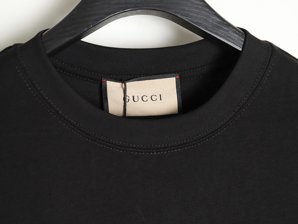 G*u*i smiley print crew neck short sleeves