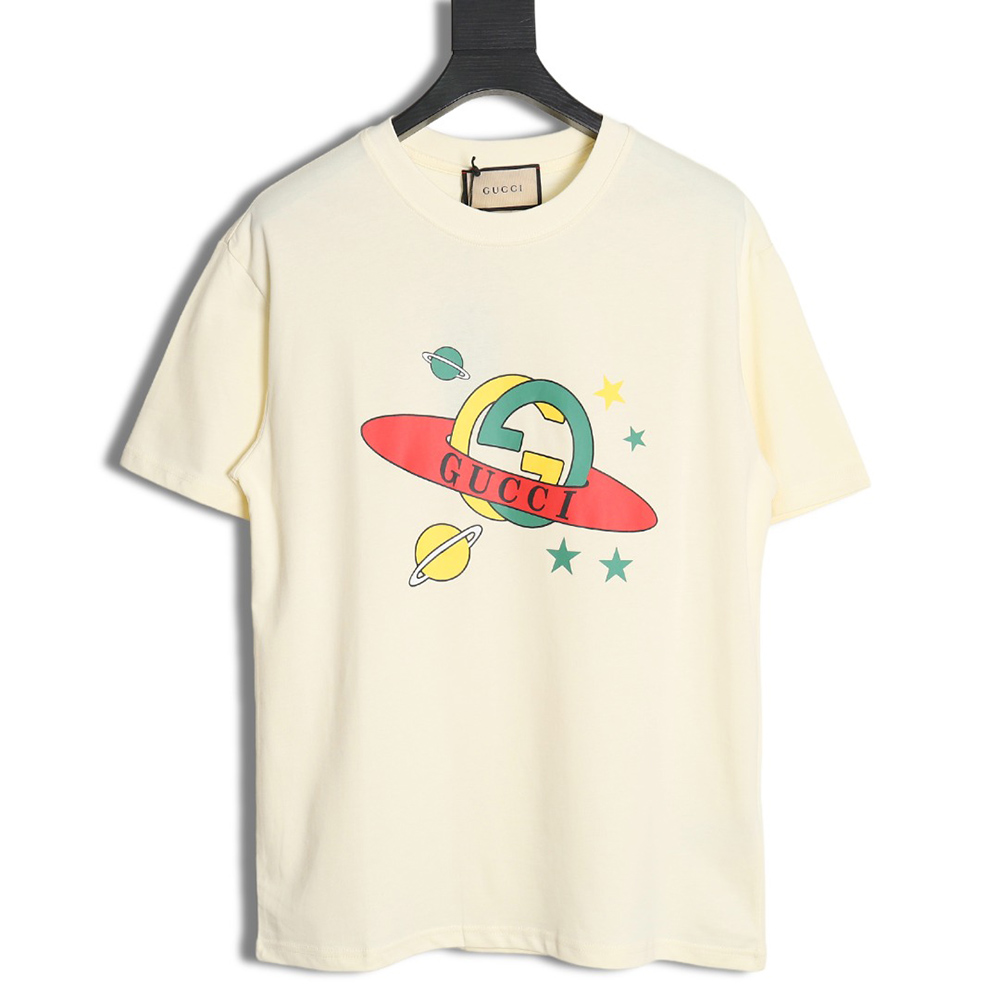 G*u*i 24ss planet graphic print short sleeves