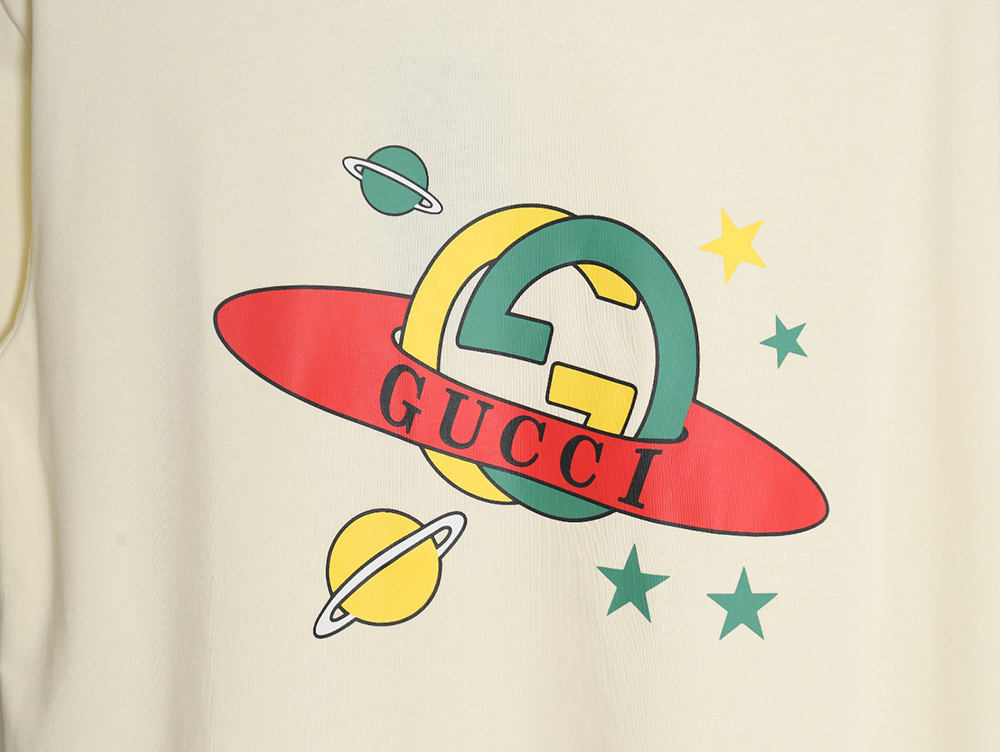 G*u*i 24ss planet graphic print short sleeves