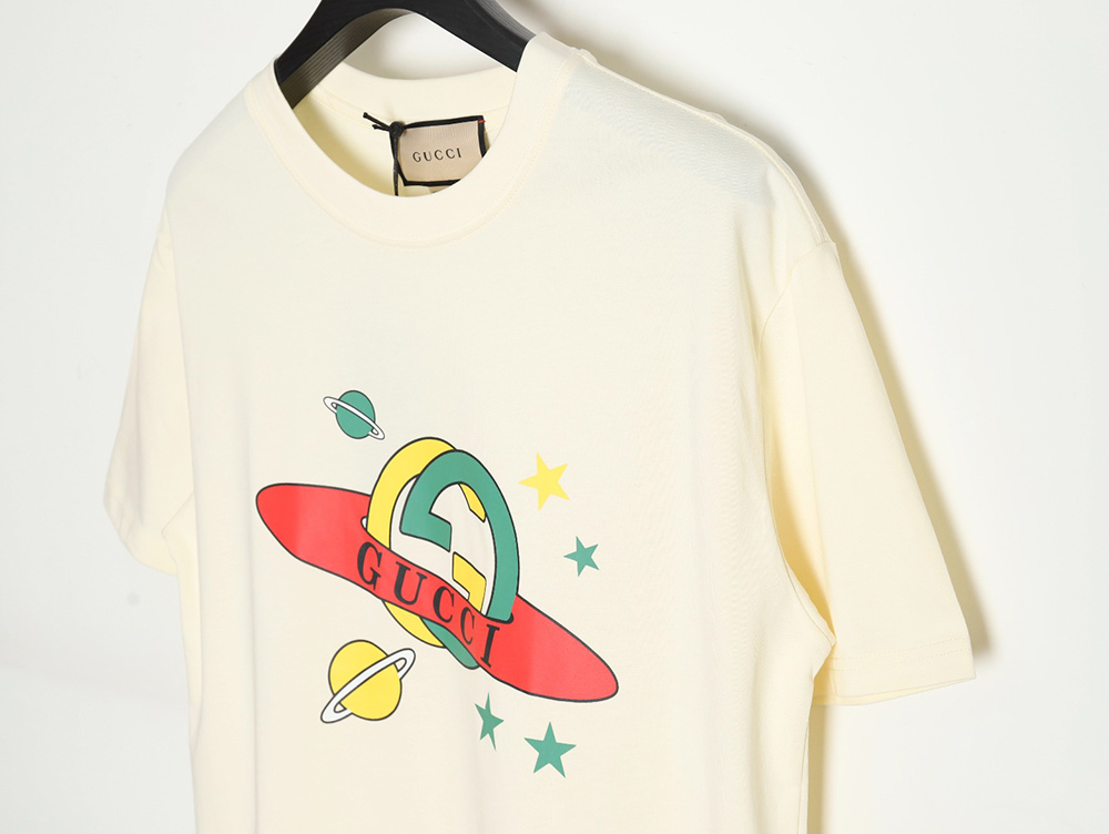 G*u*i 24ss planet graphic print short sleeves