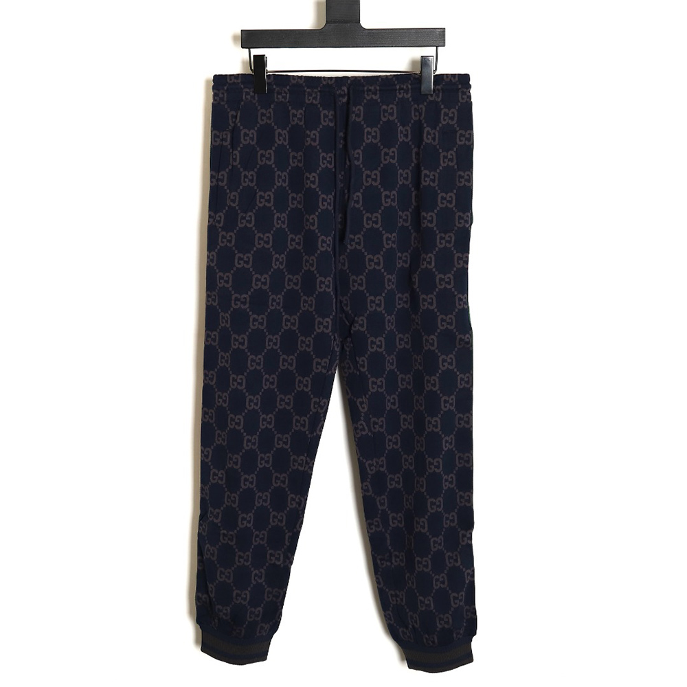 G*u*i 24ss knitted cotton casual suit trousers