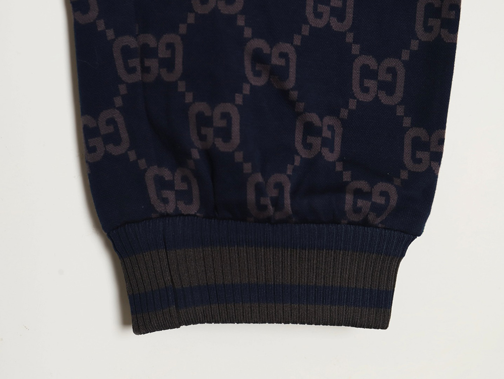 G*u*i 24ss knitted cotton casual suit trousers