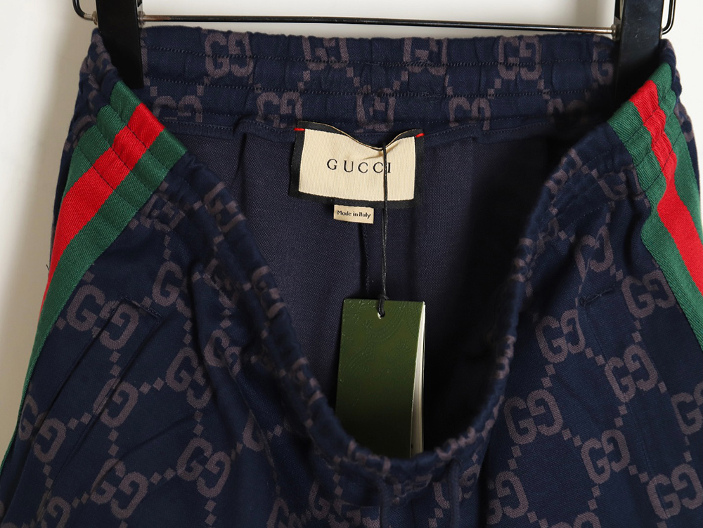 G*u*i 24ss knitted cotton casual suit trousers