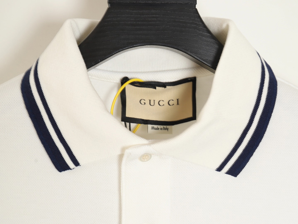 G*u*i 24ss get lt chest pocket embroidered polo shirt