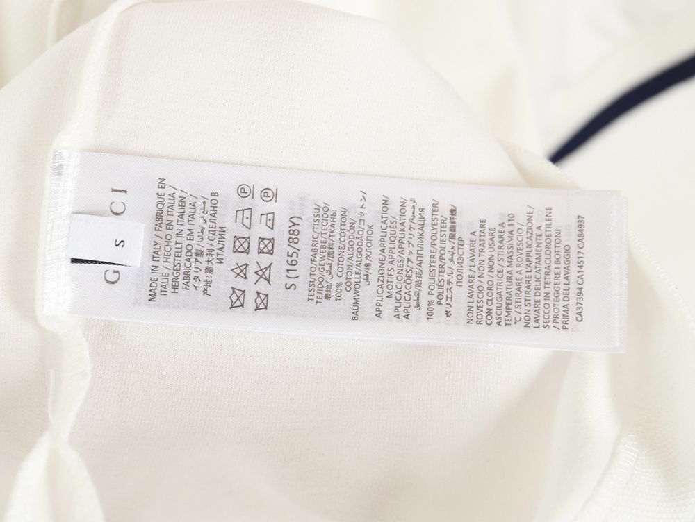 G*u*i 24ss get lt chest pocket embroidered polo shirt