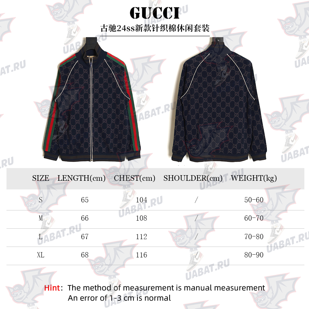 G*u*i 24ss knitted cotton casual suit jacket