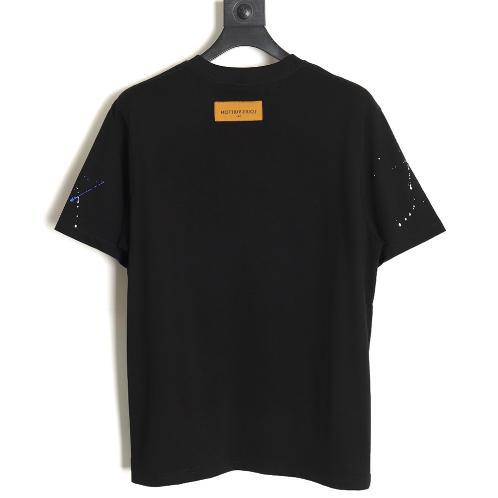 l0*is V*t0n presbyopia hand-painted graffiti short sleeves