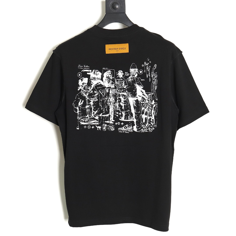 l0*is V*t0n employee limited printed short sleeves