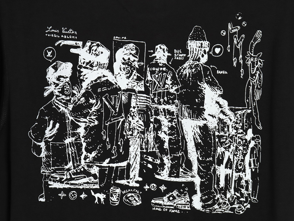 l0*is V*t0n employee limited printed short sleeves