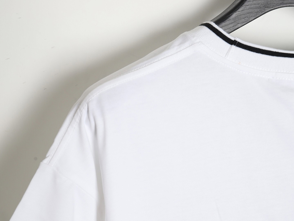 Pra*a 24ss embroidered lettering short sleeves