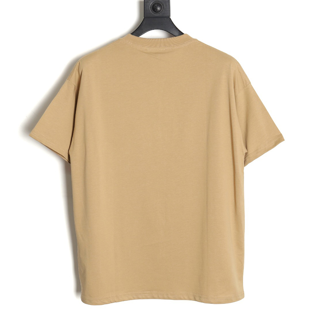 Pra*a 24ss toothbrush embroidered letter logo short sleeves