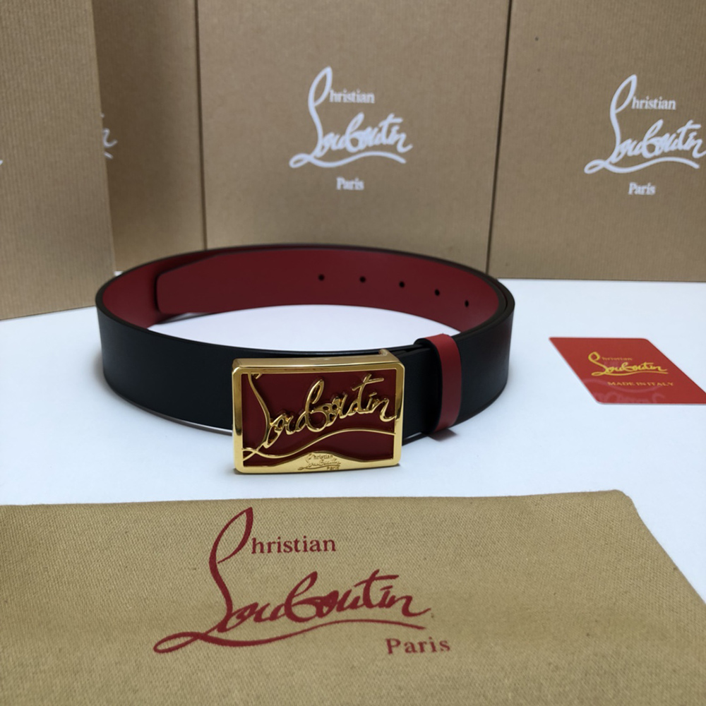 Ch**an louboutin belts 92h779 40mm