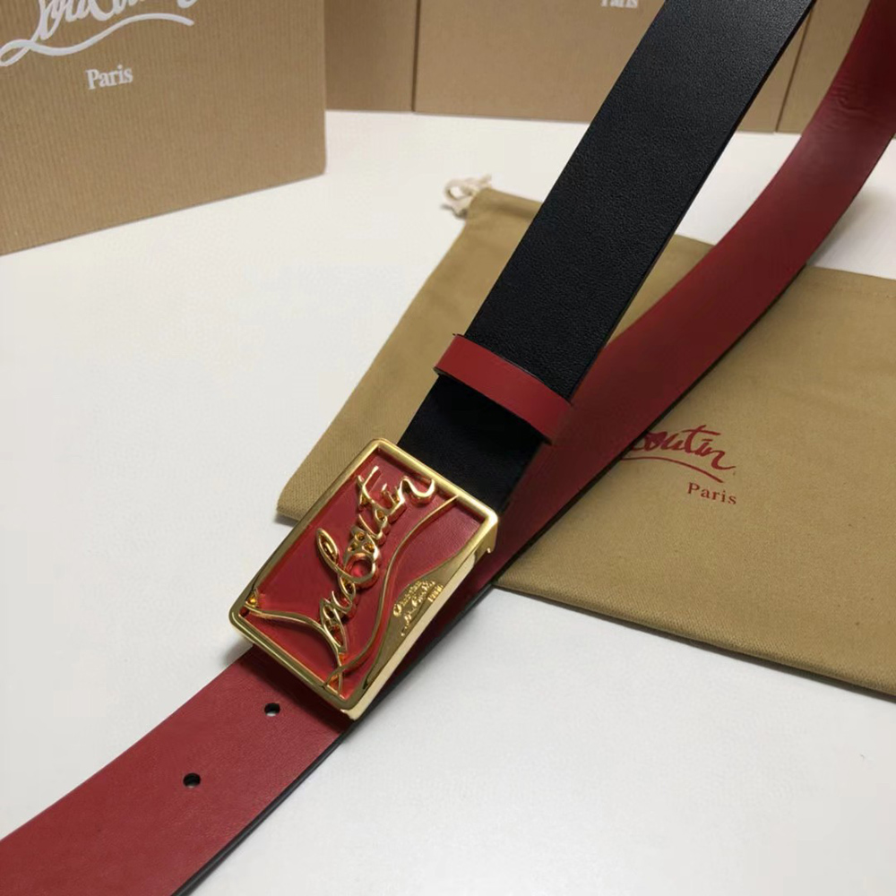 Ch**an louboutin belts 92h779 40mm
