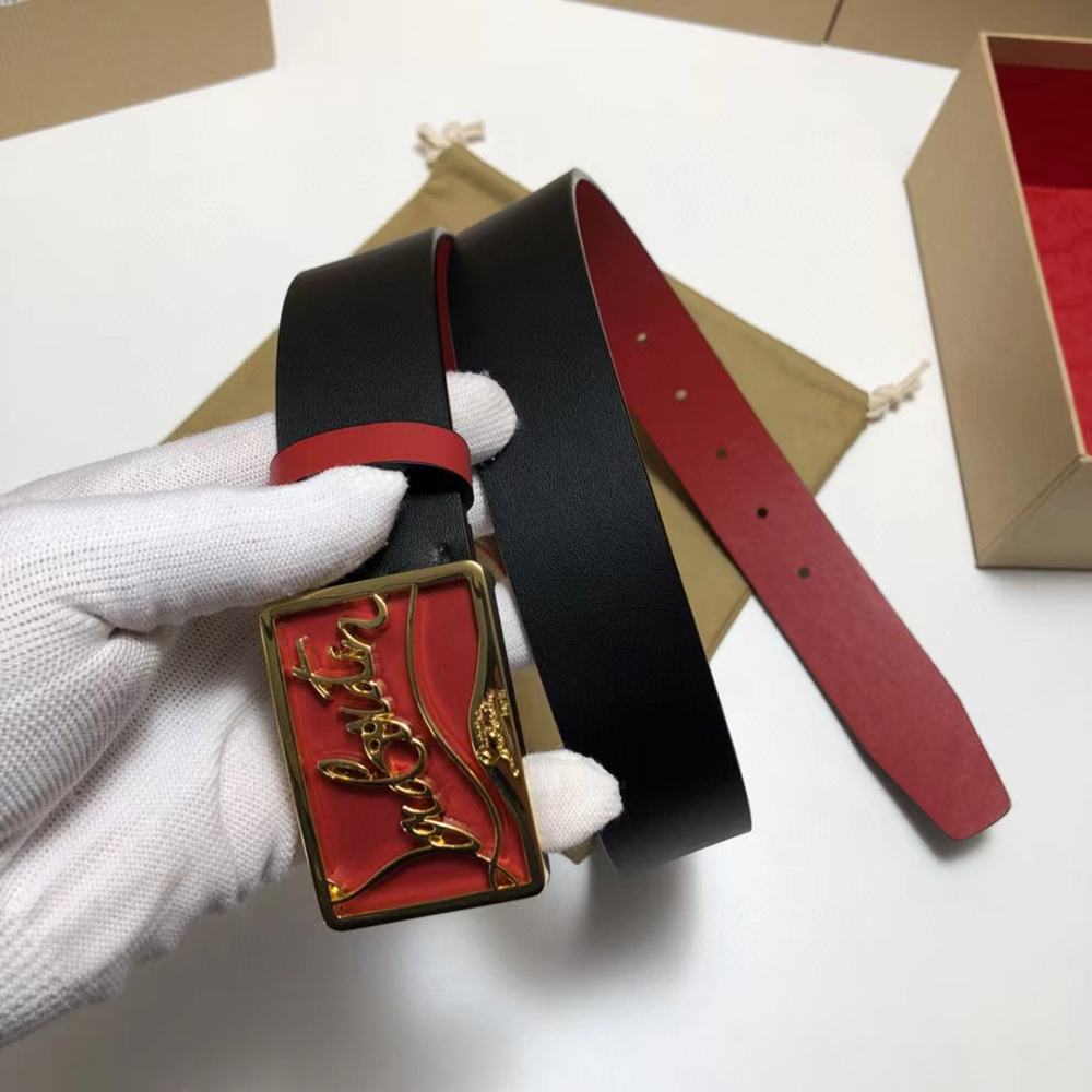 Ch**an louboutin belts 92h779 40mm
