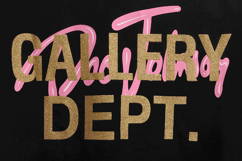 Gallery Dept Neon Lady Wineglass Lettering Short Sleeve