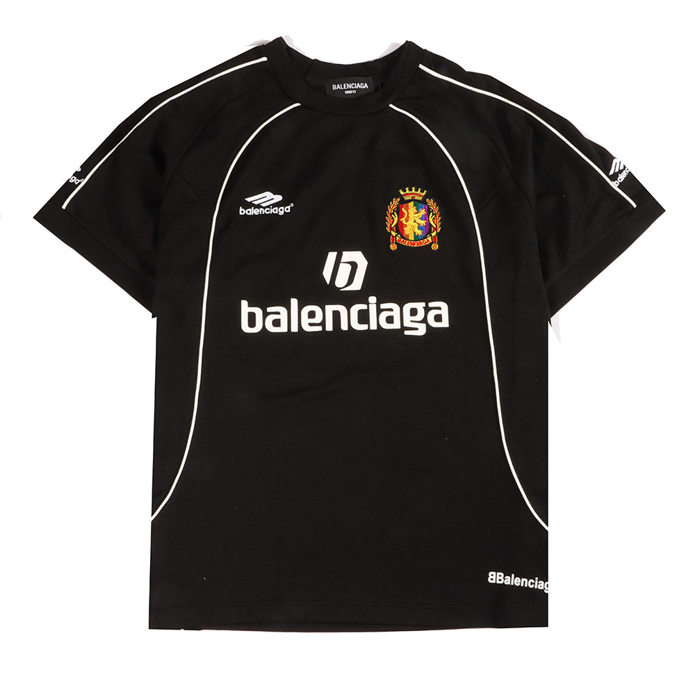 Ba*len*cia*ga & manchester united football embroidered short sleeves