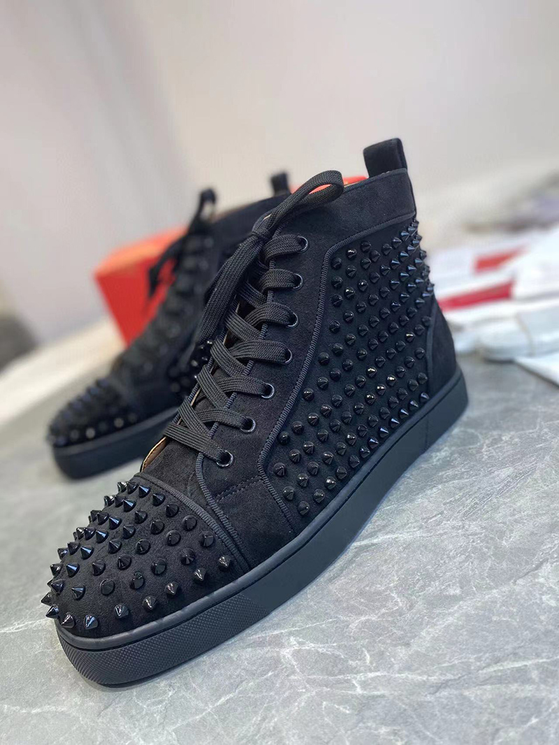 ssense Ch**an louboutin black l0*is orlato sneakers