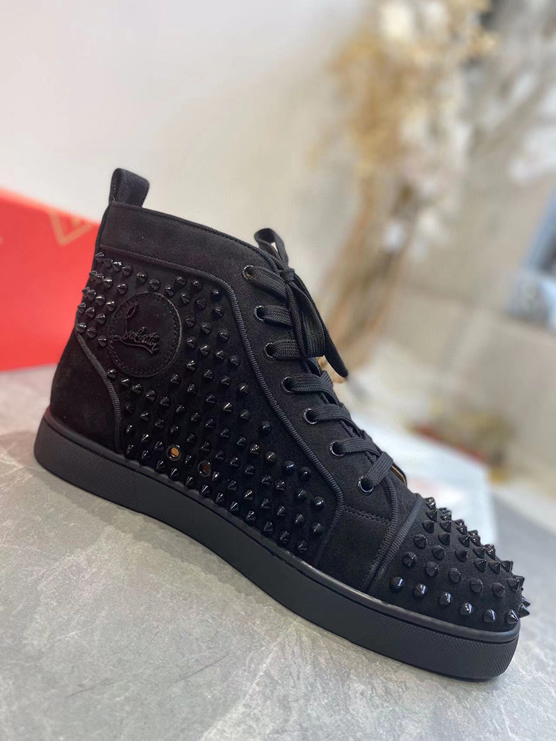 ssense Ch**an louboutin black l0*is orlato sneakers