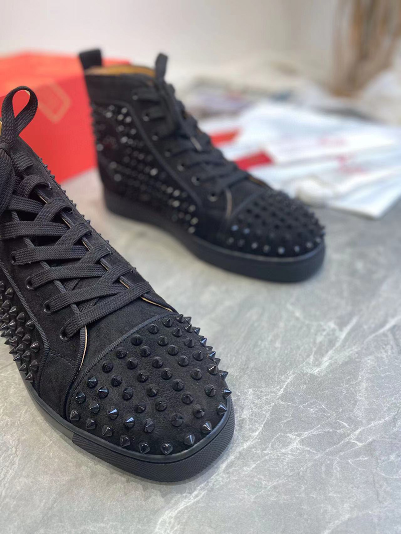 ssense Ch**an louboutin black l0*is orlato sneakers