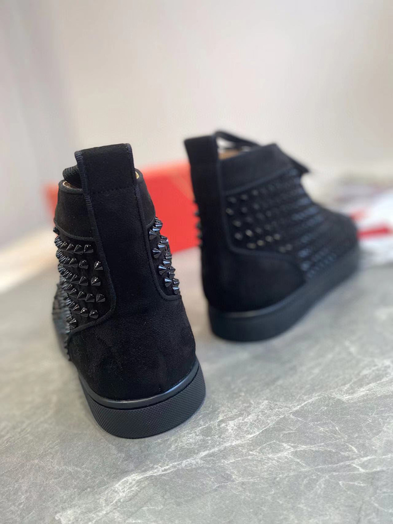 ssense Ch**an louboutin black l0*is orlato sneakers