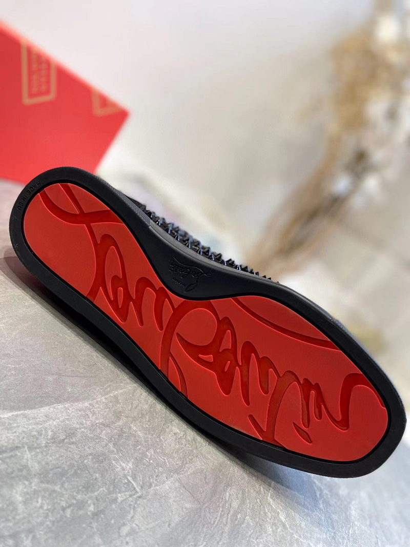 ssense Ch**an louboutin black l0*is orlato sneakers