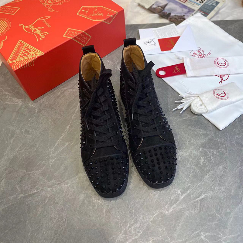 ssense Ch**an louboutin black l0*is orlato sneakers