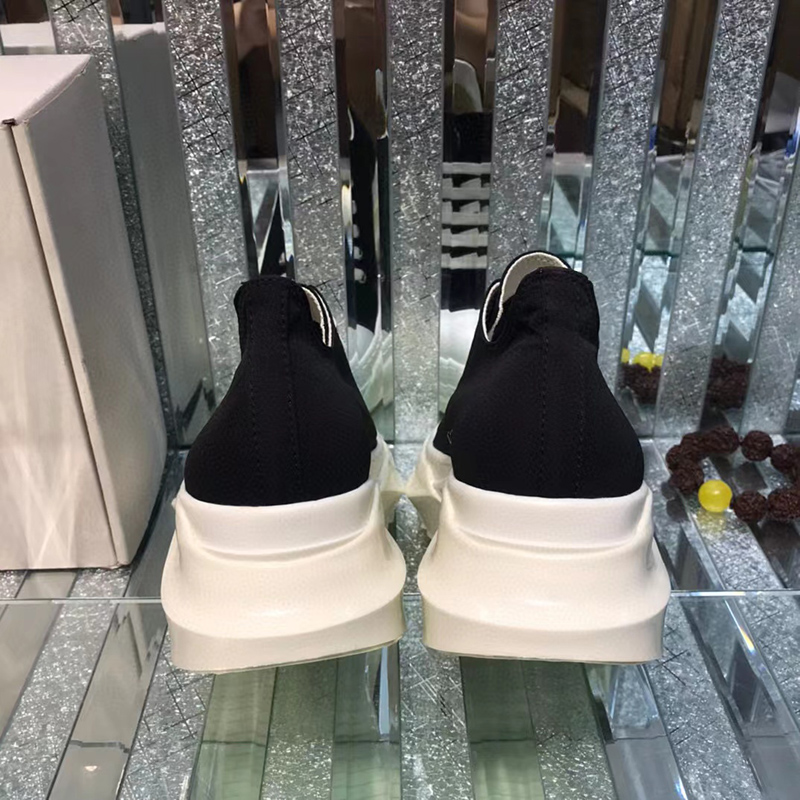 Rick Owens DRKSHDW Strobe Cotton Denim Abstract Low 