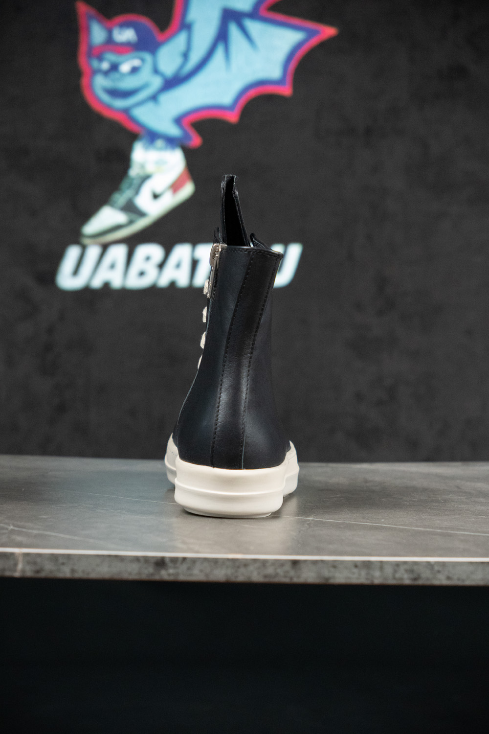 Rick Owens Strobe Leather High 