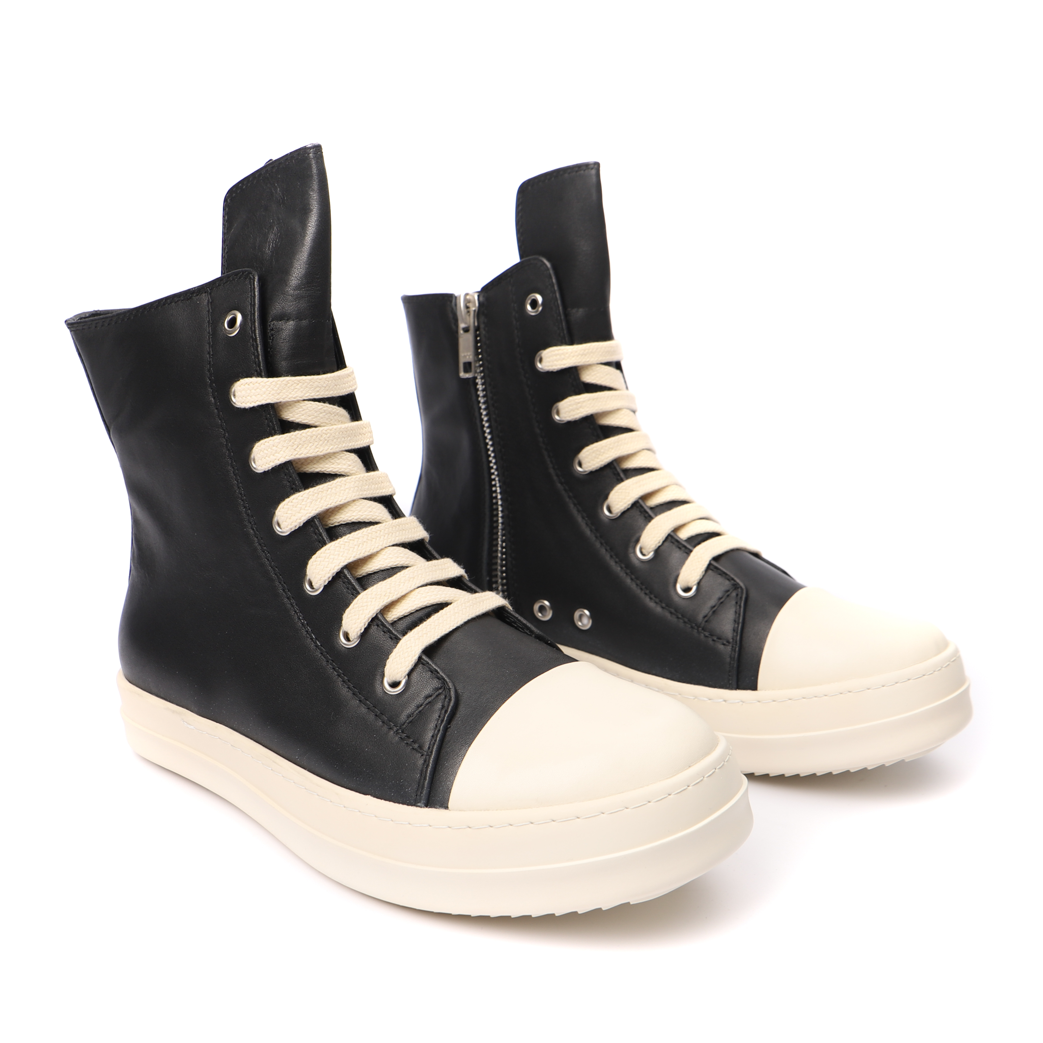 Rick Owens Strobe Leather High 