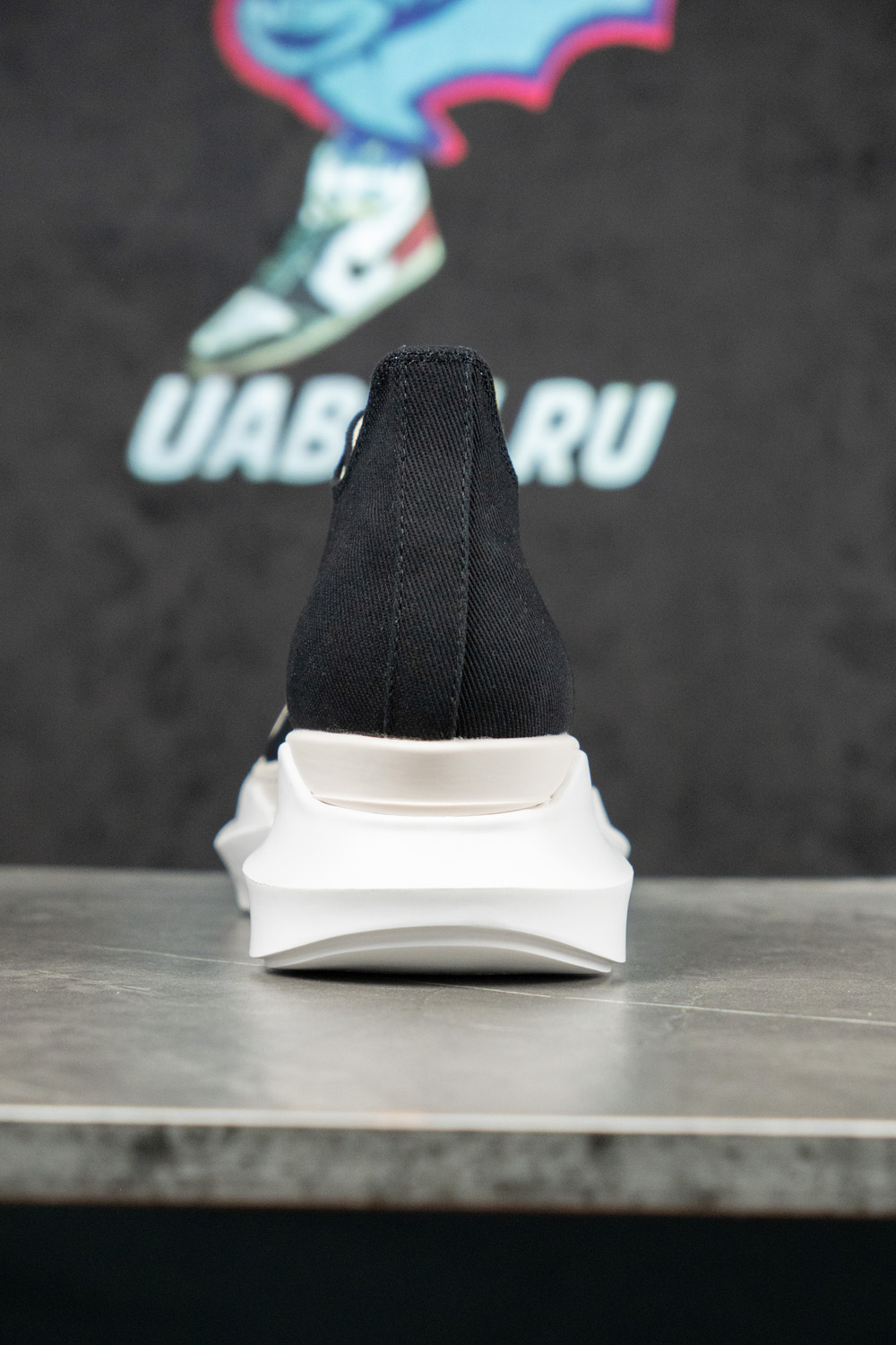 Rick Owens DRKSHDW Strobe Cotton Denim Abstract Low 