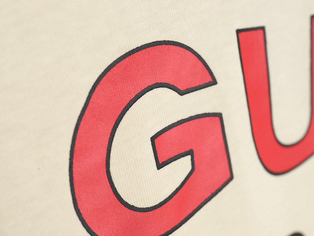 G*u*i 24ss new cartoon pattern series round neck short sleeves tsk1