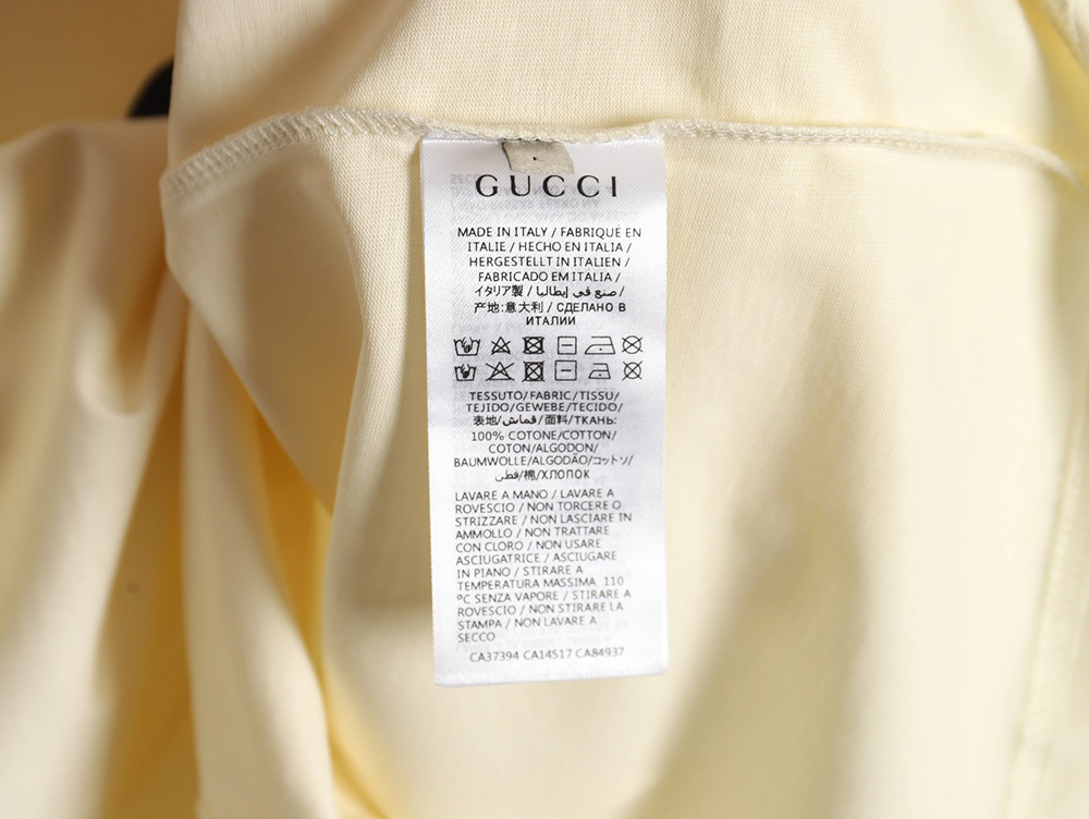 G*u*i 24ss new cartoon pattern series round neck short sleeves tsk1