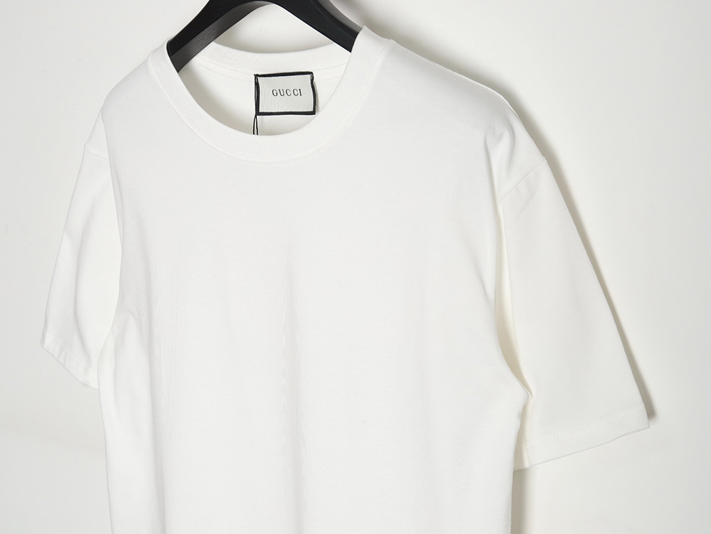 G*u*i 24ss hem letter short-sleeved t-shirt tsk1