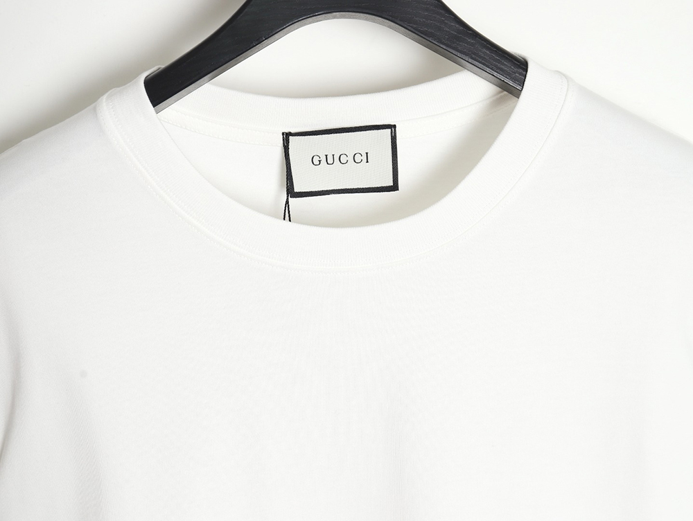 G*u*i 24ss hem letter short-sleeved t-shirt tsk1