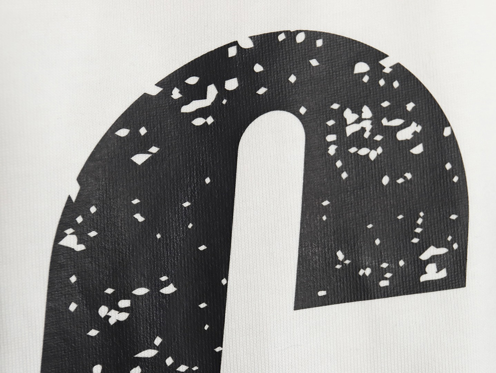 G*u*i 24ss hem letter short-sleeved t-shirt tsk1