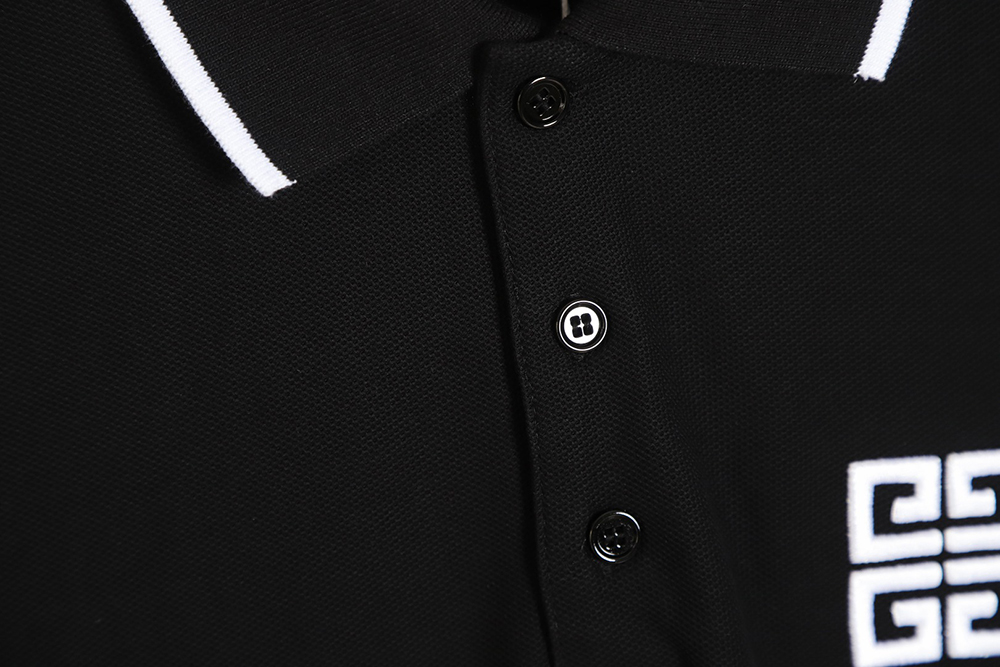 Givenchy GVC23SS4G embroidered collar short-sleeved POLO shirt TSK1