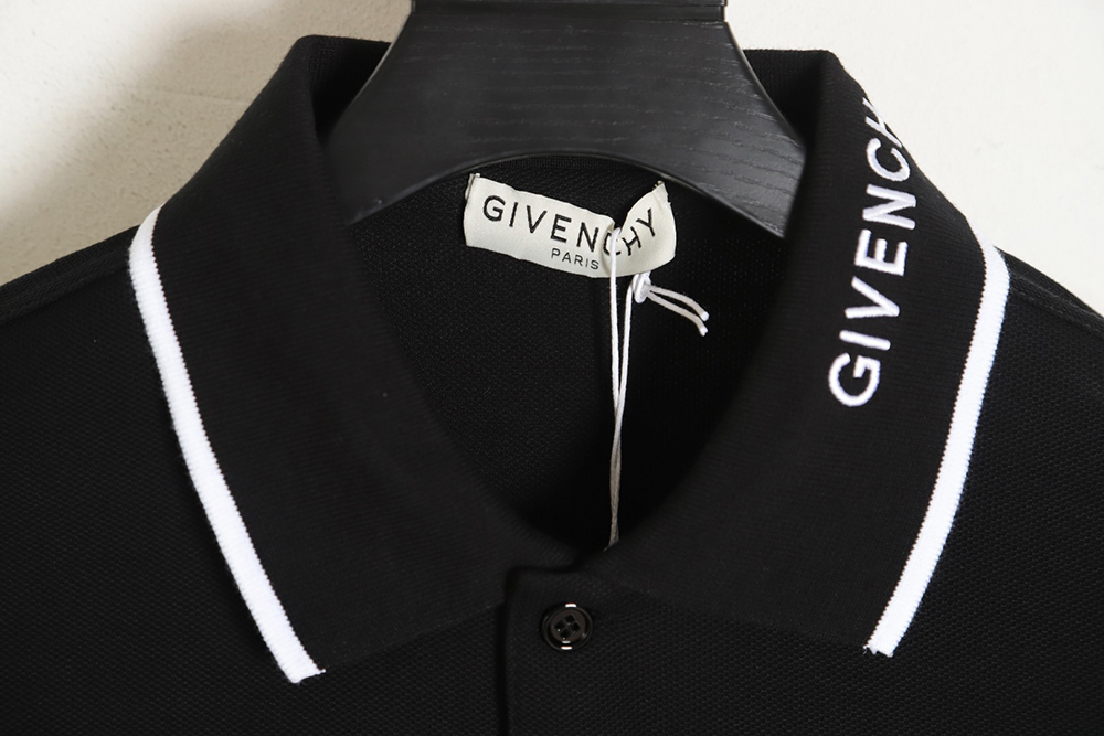 Givenchy GVC23SS4G embroidered collar short-sleeved POLO shirt TSK1