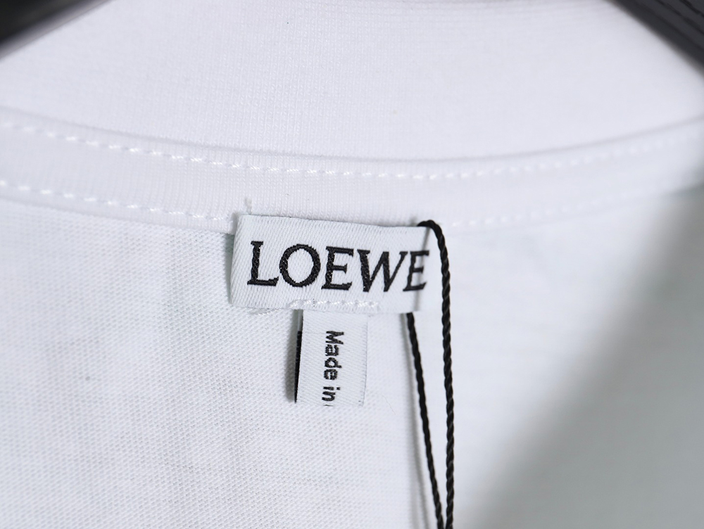 L0ew* 24ss graffiti tie-dye short-sleeved t-shirt