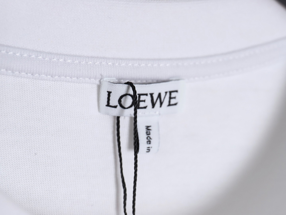 L0ew* 24ss mosaic short-sleeved t-shirt