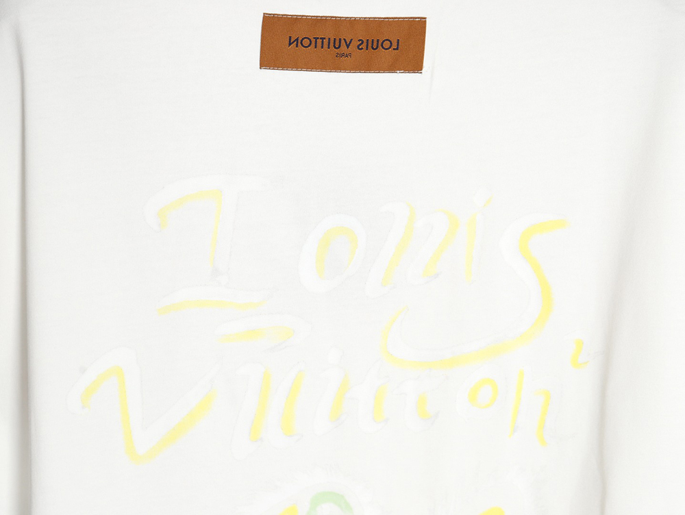 l0*is V*t0n lv 23ss graffiti duck short sleeve t-shirt