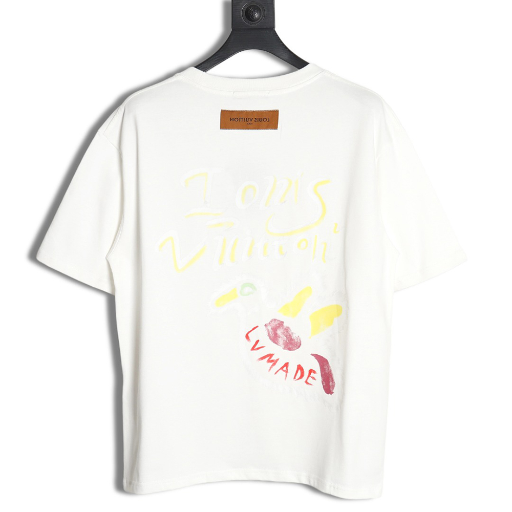 l0*is V*t0n lv 23ss graffiti duck short sleeve t-shirt