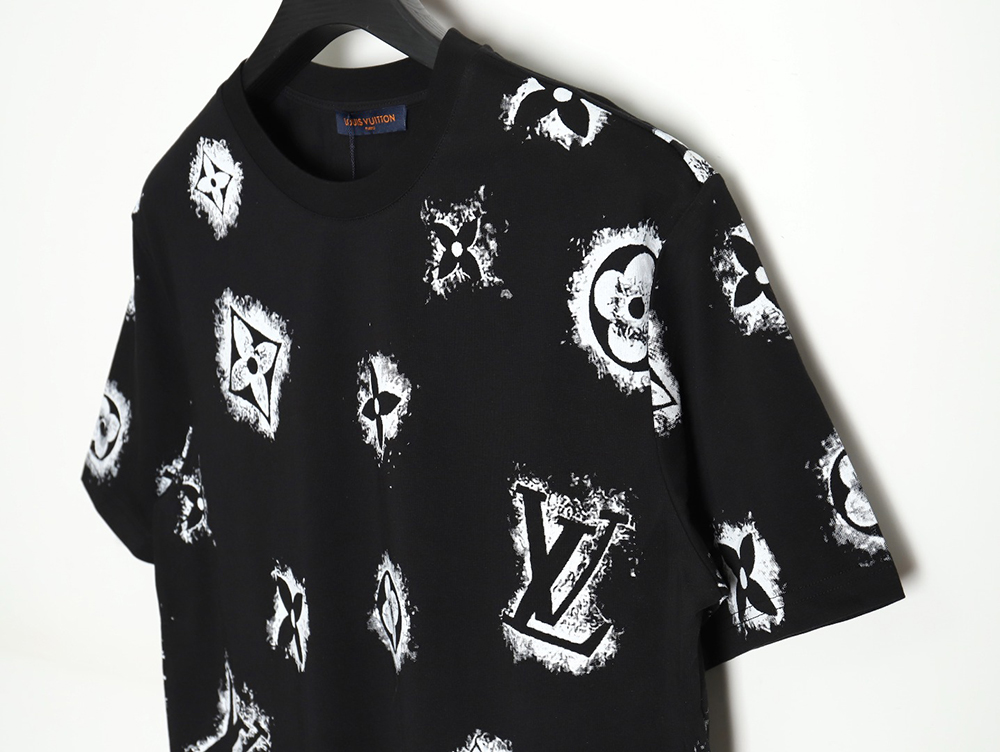 l0*is V*t0n lv full logo printed short sleeves