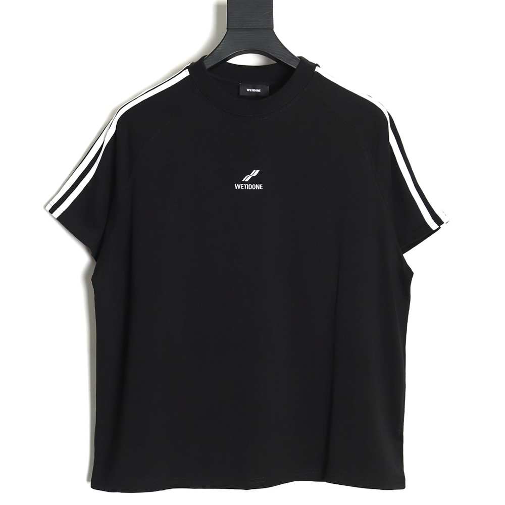 We11done three stripes short sleeve t-shirt