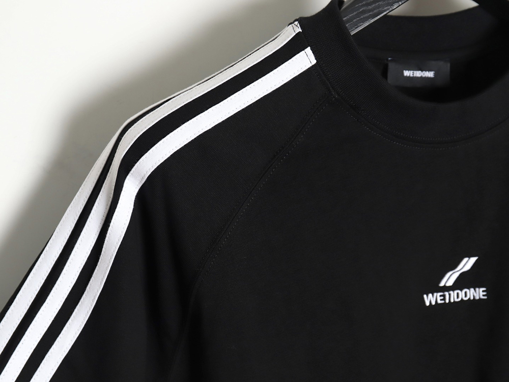 We11done three stripes short sleeve t-shirt