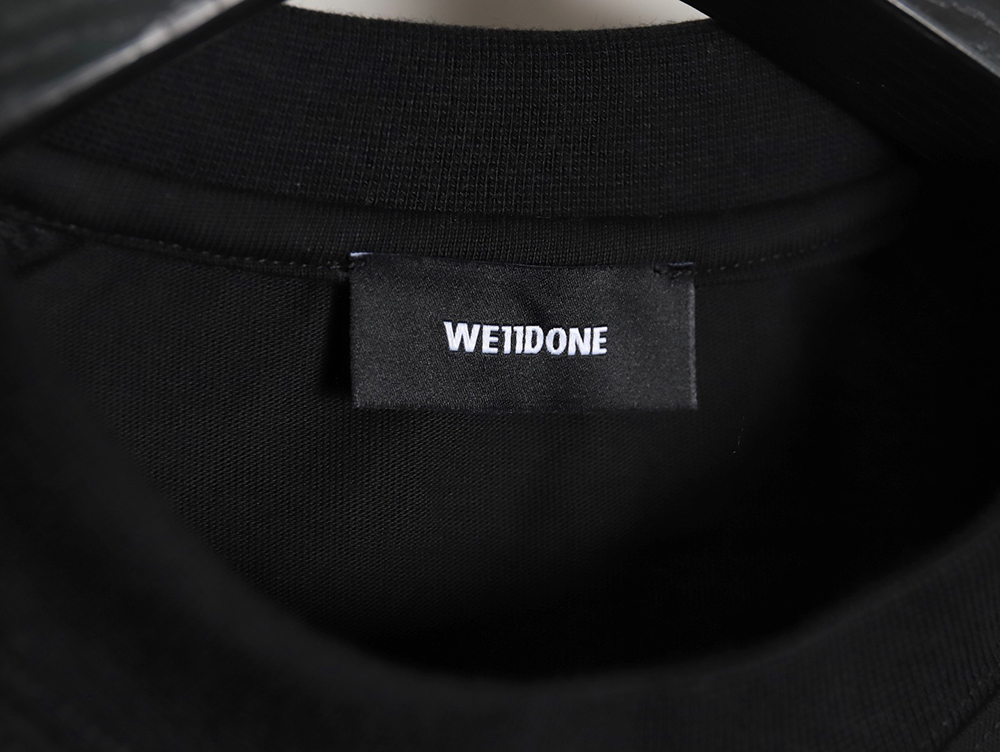 We11done three stripes short sleeve t-shirt