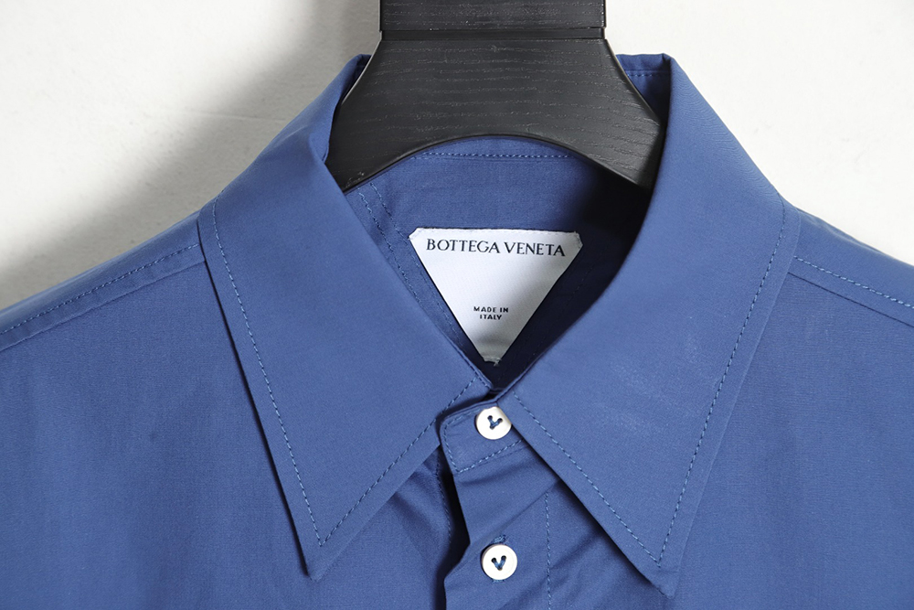 bo*te*ga Ve*ne*ta bv23ss side braided short-sleeved shirt tsk2