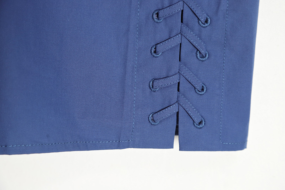 bo*te*ga Ve*ne*ta bv23ss side braided short-sleeved shirt tsk2