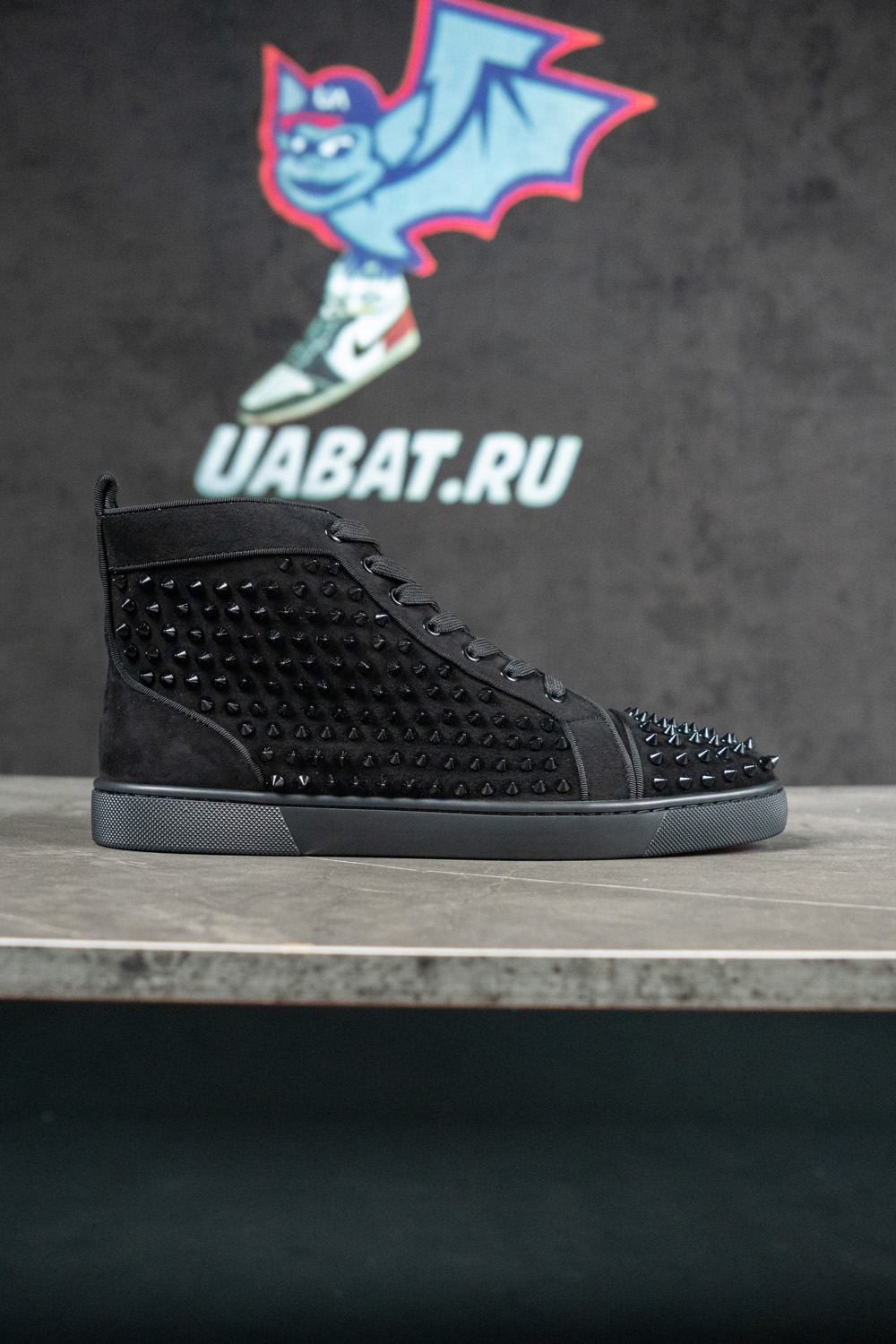 ssense Ch**an louboutin black l0*is orlato sneakers