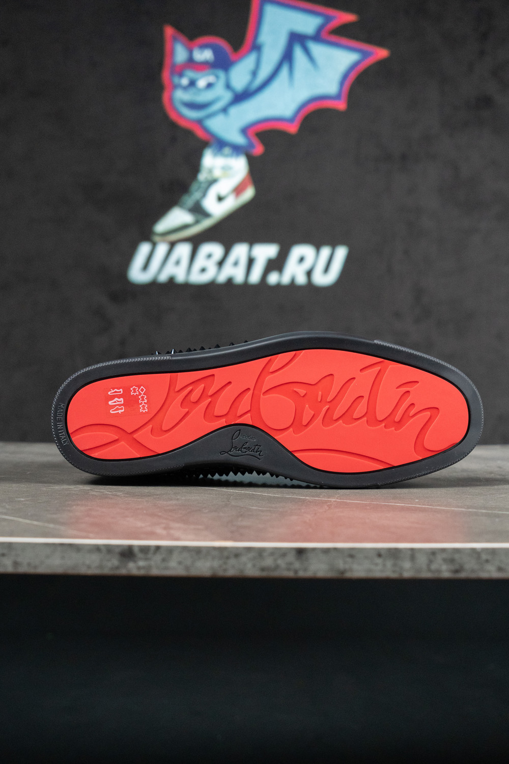 ssense Ch**an louboutin black l0*is orlato sneakers