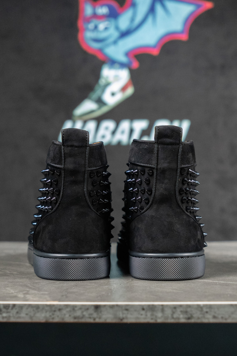 ssense Ch**an louboutin black l0*is orlato sneakers